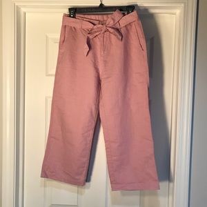 Liz Claiborne Belted Cropped Pants